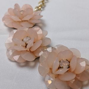 Chunky Pink Flower necklace